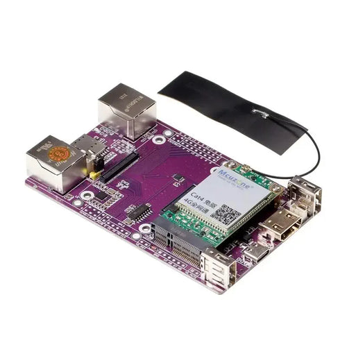 Raspberry Pi CM4-4G IO Board: Dual Network Development Board w/ 4G Lite Module