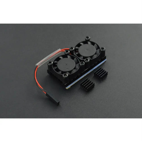 Raspberry Pi Dual Cooling Fans Kit (Compatible w/ Raspberry Pi 3B/3B+/4B)