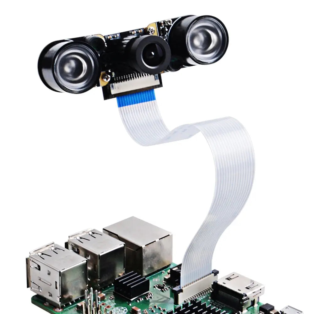 Night Vision Camera Module 5MP OV5647 w/ Adjustable Focus for Raspberry ...