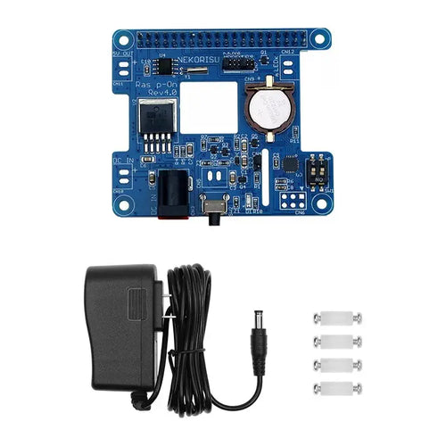 Raspberry Pi Power Controller (Ras p-on Type A w/ AC Adapter, US-Plug)