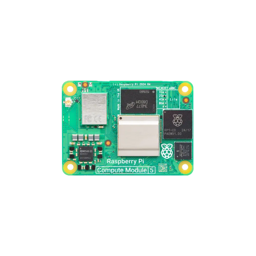 Raspberry Pi Compute Module 5 - 4GB RAM, 32GB EMMC, 2.4/5.0GHz Wi-Fi & Bluetooth 5.0 (CM5104032)