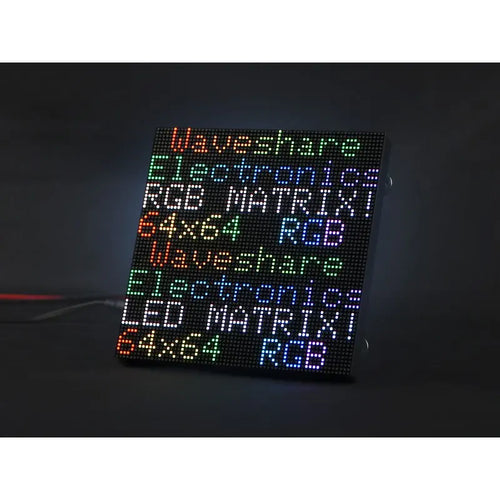 Waveshare RGB Full-Color LED Matrix Panel, 64x64 pixels, Adjustable Brightness