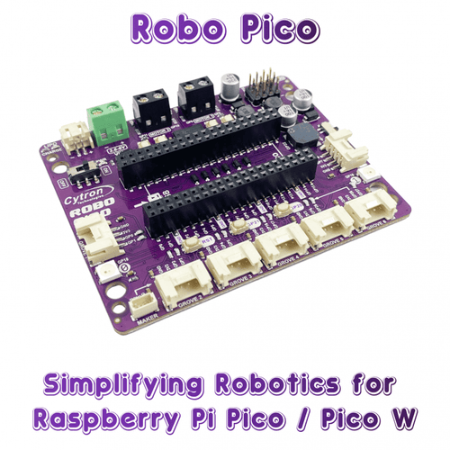Robo Pico: Simplifying Robotics for RPi Pico/Pico W (Robo Pico,RPi Pico & Headers)