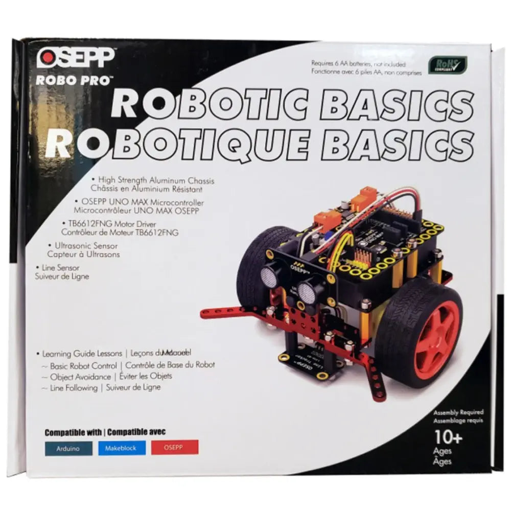 Robo Pro Robotic Basics Kit - RobotShop