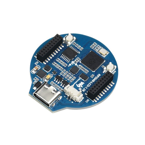 RP2040 MCU Board w/ 1.28inch Round LCD, Accelerometer & Gyroscope