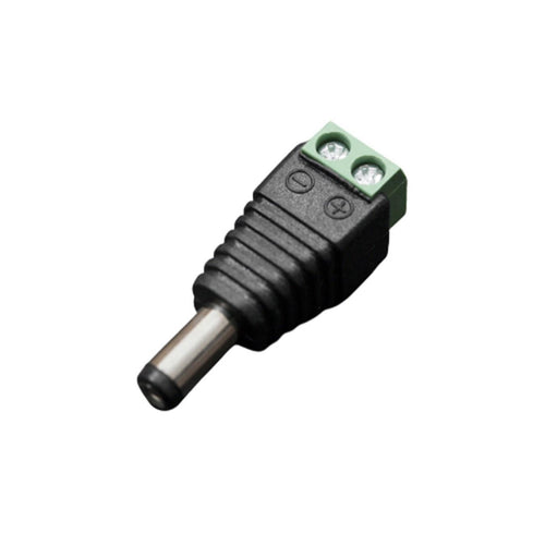 Screw Terminal to 2.1mm Barrel Jack Adapter (Male)