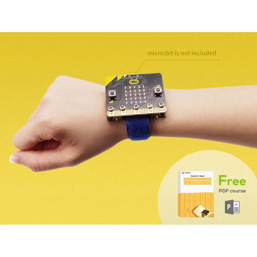 Seeedstudio BitWearable Kit Smartwatch met Band voor micro bit RobotShop