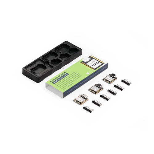 SeeedStudio XIAO ESP32C6, 2x 7-Pin Header, unsoldered, (3x)