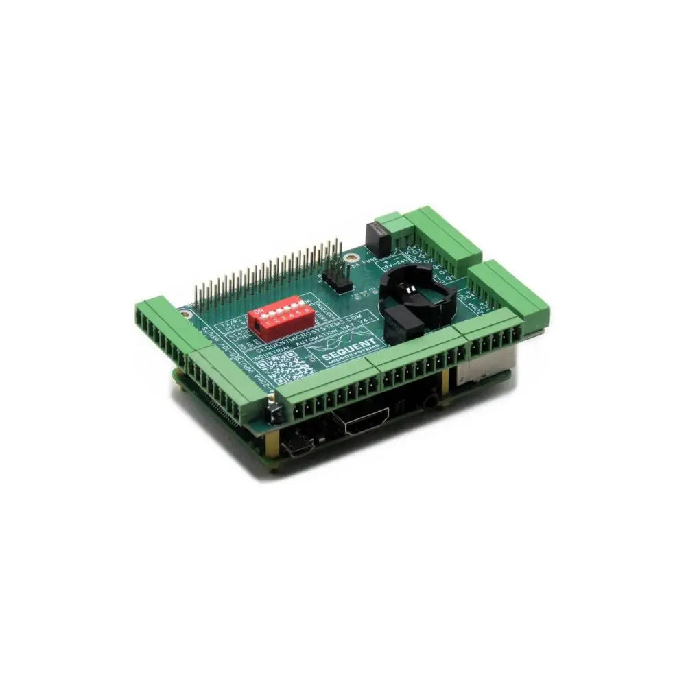 Sequent Microsystems Industrial Automation 8-Layer Stackable HAT for Raspberry Pi