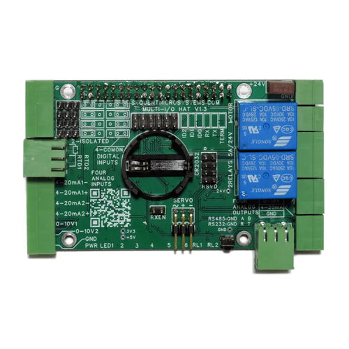 Sequent Microsystems Multi-IO 8-Layer Stackable HAT for Raspberry Pi