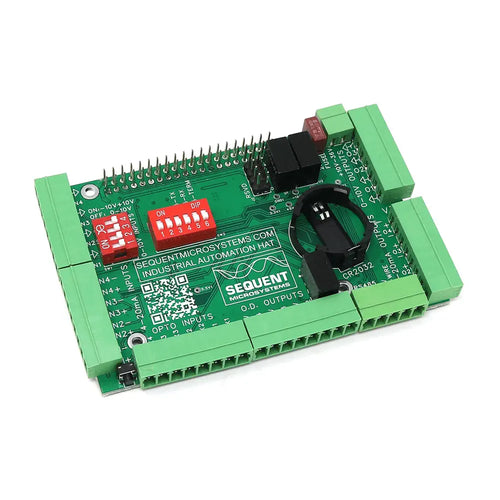 Sequent Microsystems Industrial Automation 8-Layer Stackable HAT for Raspberry Pi