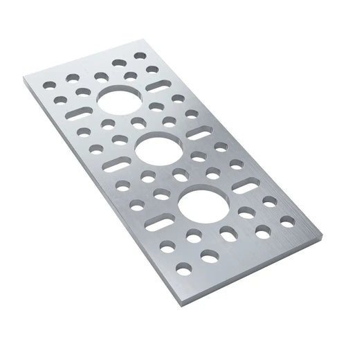 ServoCity 1123 Series Pattern Plate (1 x 3 Hole, 43 x 96mm)