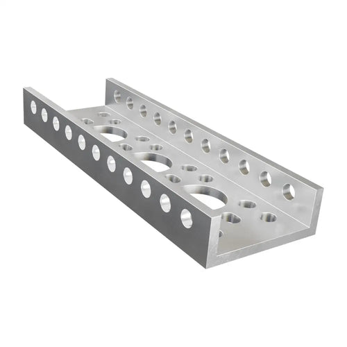 ServoCity 1143 Series Mini Low-Side U-Channel (3 Hole, 96mm Length)