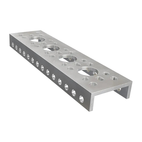 ServoCity 1143 Series Mini Low-Side U-Channel (4 Hole, 120mm Length)