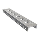 ServoCity 1143 Series Mini Low-Side U-Channel (6 Hole, 168mm Length)