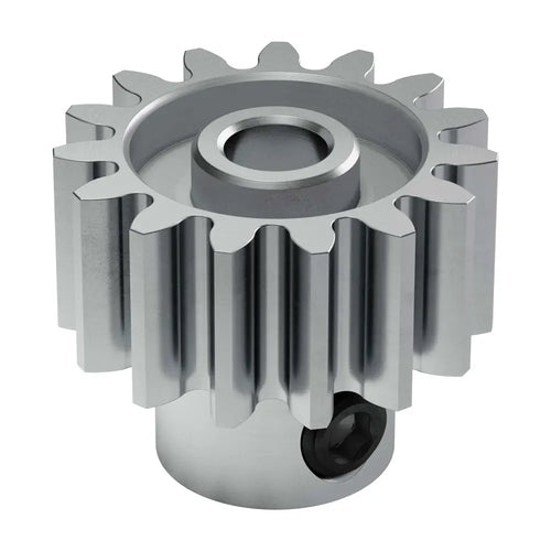 ServoCity 15T, 0.125" (1/8) Bore 32P Shaft Mount Pinion Gear (Steel)