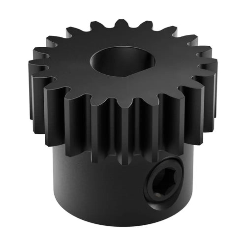 ServoCity 2303 Series Steel, MOD 0.8 Pinion Gear (6mm D-Bore, 20 Tooth)