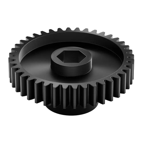 ServoCity 2303 Series Steel, MOD 0.8 Pinion Gear (8mm REX™ Bore, 40 Tooth)