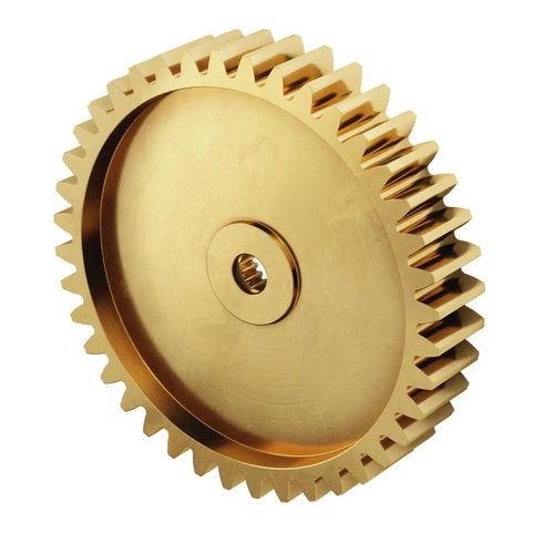 ServoCity 2305  Series Brass, MOD 0.8, Servo Gear (25 Tooth Spline, 40 Tooth)