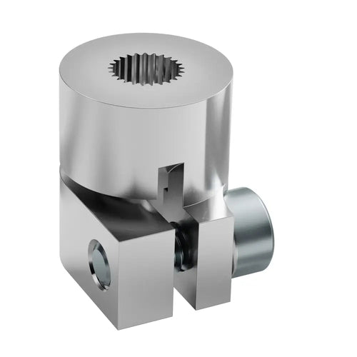 ServoCity 4001 Series Clamping Servo to Shaft Coupler (25 Tooth Spline to 8mm REX™ Bore)