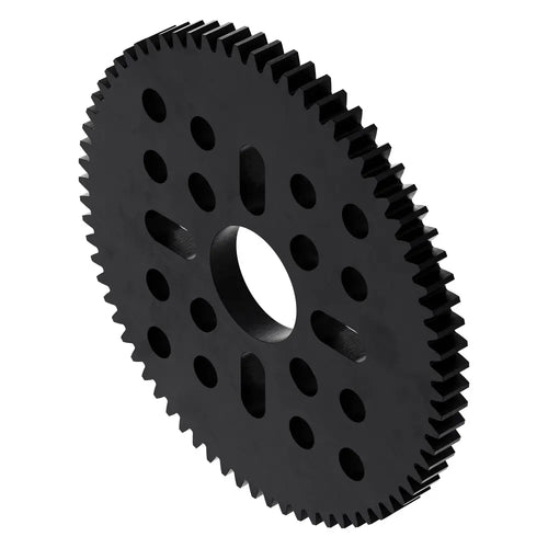 ServoCity 72 Tooth Hub-Mount Gear (MOD 0.8, 4mm Thick Acetal)