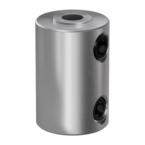 ServoCity Set-Screw Shaft Coupler (4mm Round Bore to 1/4 inch Round Bore)