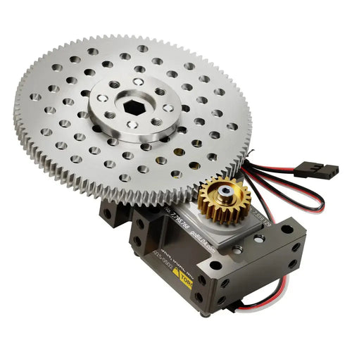 ServoCity Stingray-5 Servo Gearbox (0.85 Sec/60°, 1750 Oz-in Torque, 360° Rotation)