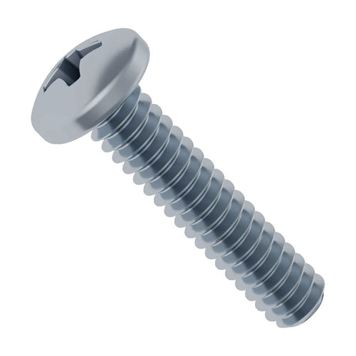ServoCity 0.625" (5/8") 6-32 Zinc-Plated Steel Pan Head Screw (25 Pack)