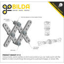 ServoCity 1102 Series Flat Beam (9 Hole, 72mm Length) - 2 Pack