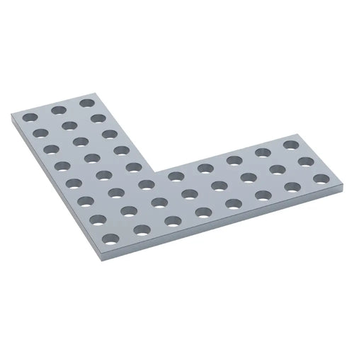 ServoCity 1137 Series Steel Flat Grid Bracket (1-2) - 2 Pack