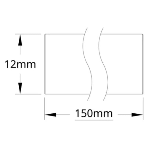 ServoCity 12mm Shaft (Stainless Steel, 150mm Length)