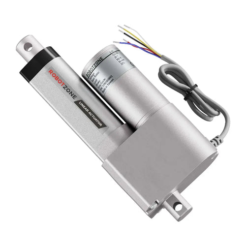 ServoCity 12V Heavy-Duty Linear Actuator (112lb Thrust, 0.6"/sec, 2" Stroke)