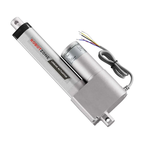 ServoCity 12V Heavy-Duty Linear Actuator (112lb Thrust, 0.6"/sec, 4" Stroke)