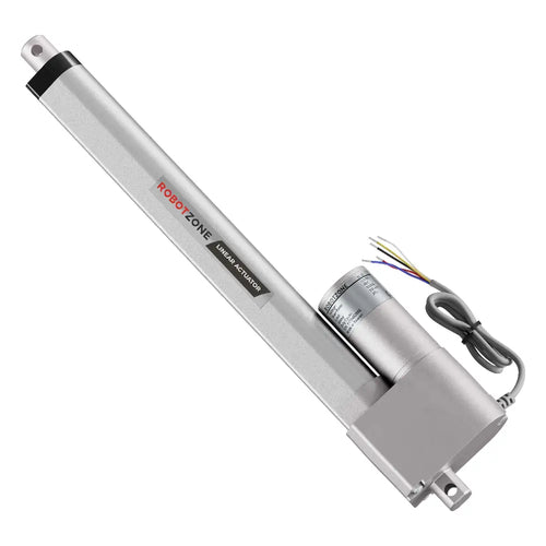 ServoCity 12V Heavy-Duty Linear Actuator (225lb Thrust, 0.3"/sec, 10" Stroke)