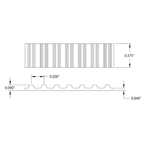 ServoCity 13” / 65T, (3/8") Wide XL Timing Belt
