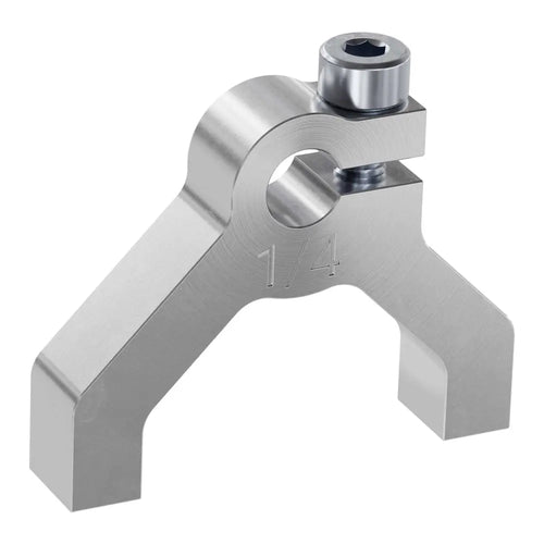 ServoCity 1400 Series 1-Side, 2-Post Clamping Mount (1/4" Bore)