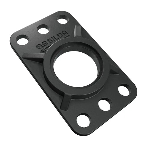 ServoCity 1616 Series Drop-Center Bearing Plate (2mm Drop) - 4 Pack