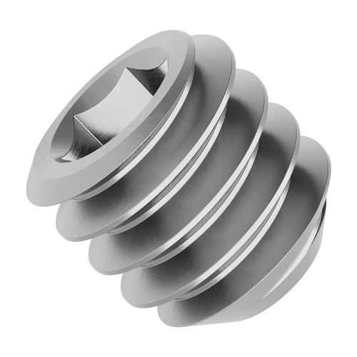 ServoCity 1/4"-20 Stainless Steel Cup-Point Set-Screw (0.250" Length) - 6 Pack