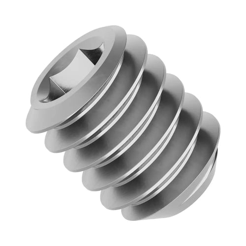 ServoCity 1/4"-20 Stainless Steel Cup-Point Set-Screw (0.3125" Length) - 6 Pack