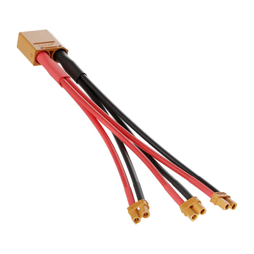 ServoCity (1) XT90 to (3) XT30 Y-Harness (Single FH-MC XT90 to Triple MH-FC XT30) 150mm