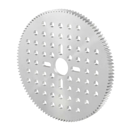ServoCity 2302 Series Aluminum, MOD 0.8, Hub Mount Gear (14mm Bore, 108 Tooth)