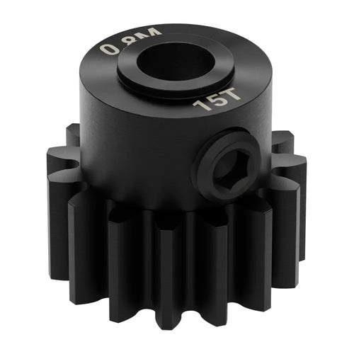 ServoCity 2303 Series Steel, MOD 0.8 Pinion Gear (4mm Round Bore, 15 Tooth)