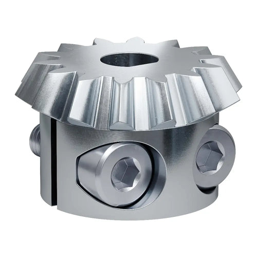 ServoCity 2306 Series Steel, MOD 1.5, Clamping Pinion Bevel Gear (6mm D-Bore, 14 Tooth)