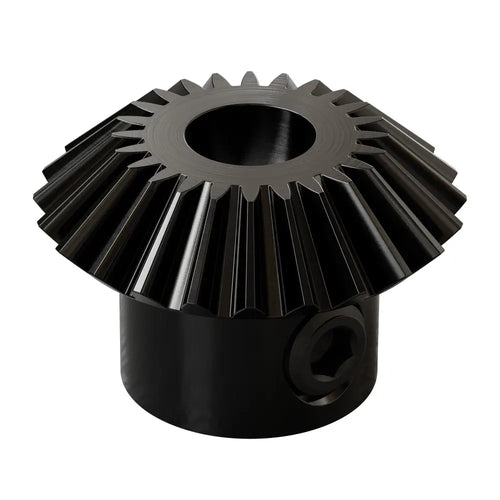 ServoCity 2317 Series MOD 0.8 Steel Miter Gear (Set-Screw, 1/4" Round Bore, 24 Tooth)