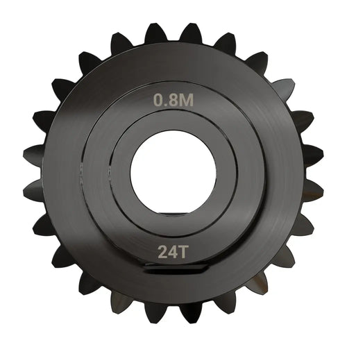 ServoCity 2317 Series MOD 0.8 Miter Gear (Set-Screw, 6mm Round Bore, 24 Tooth)