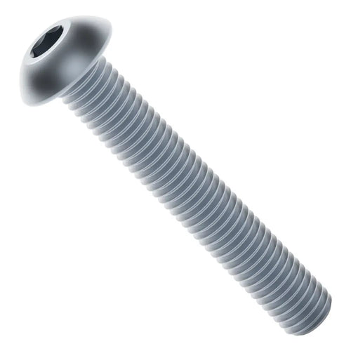 ServoCity 2802 Series Zinc-Plated Steel Button Head Screw (M4 x 0.7mm, 25mm Length) - 25pk