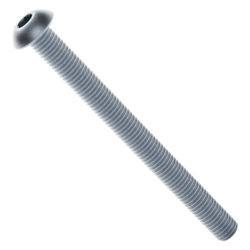 ServoCity 2802 Series Zinc-Plated Steel Button Head Screw (M4 x 0.7mm, 45mm Length) - 25 Pack