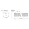 ServoCity 2804 Series Low Profile Socket Head Screw (M4 x 0.7mm, 30mm L) - 25pk