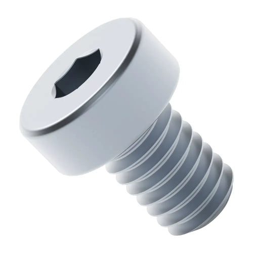 ServoCity 2804 Series Zinc-Plated Steel Low Profile Socket Head Screw (M4 x 0.7mm, 6mm Length) - 25 Pack