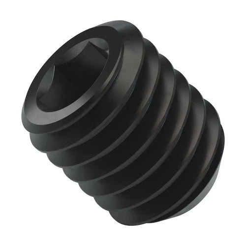 ServoCity 2806 Series Black Oxide Steel Cup-Point Set-Screw (M5 x 0.8mm, 6mm Length) - 25pk